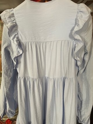 Vestido midi Zara azul