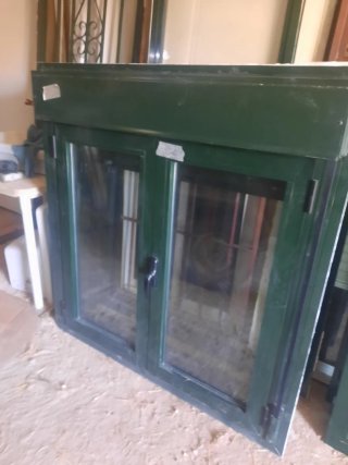 Lote 3 ventanas climalit verde
