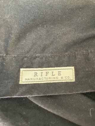 Camisa Rifle Negra Manga Corta Talla S