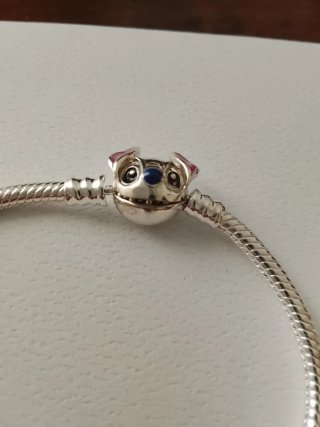 Pulsera Pandora 17cm Stitch Disney Plata con caja