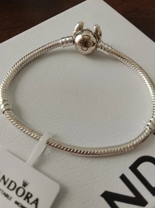 Pulsera Pandora 17cm Stitch Disney Plata con caja