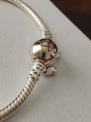 Pulsera Pandora 17cm Stitch Disney Plata con caja
