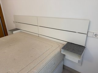 Cama canapé y cabecero