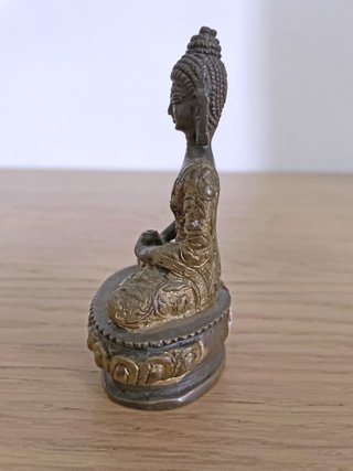 Statuetta Buddha meditazione vintage piccola