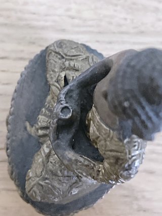 Statuetta Buddha meditazione vintage piccola