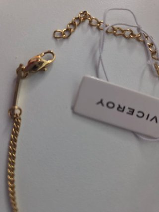 Collar y Pulsera Viceroy Dorados de Acero inoxidab