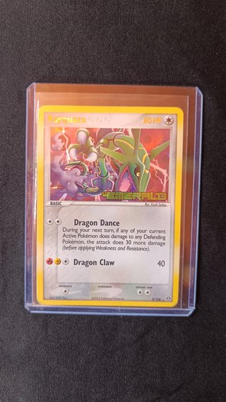 Rayquaza #9 Reverse Holo Emerald Joya sello PSA
