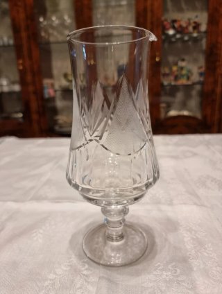 6 Calici Cristallo con Caraffa e Cofanetto
