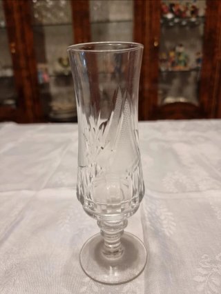 6 Calici Cristallo con Caraffa e Cofanetto