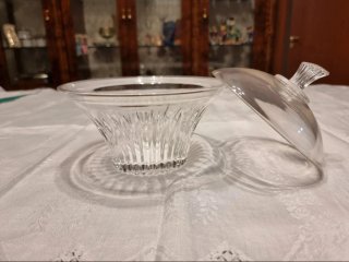 6 Calici Cristallo con Caraffa e Cofanetto