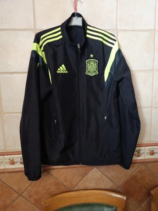 Chaqueta Adidas España Negra y Verde