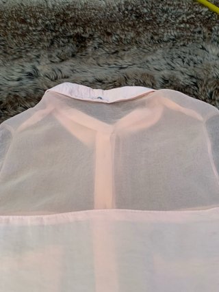 Camisa Bershka sin mangas rosa Talla S