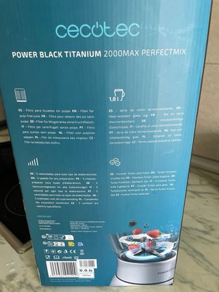 Batidora Cecotec Power Black Titanium
