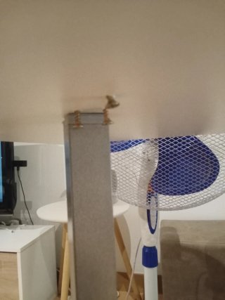 Mesa plegable blanca