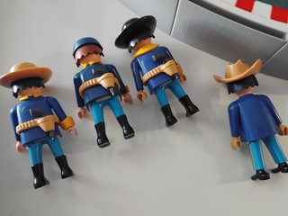 Playmobil Soldados Nordistas Oeste (4 figuras)