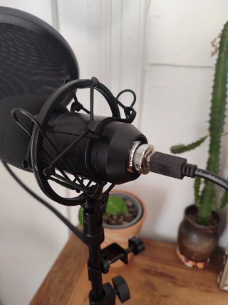 Micrófono Condensador USB Negro