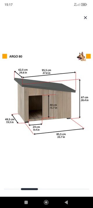 Caseta para mascotas exterior