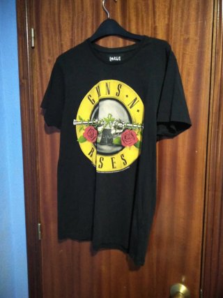 Camiseta Guns N' Roses Negra Talla L/XL