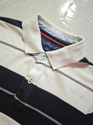 Polo Tommy Hilfiger Rayas Talla L