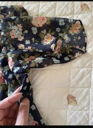 Pepe Jeans vestito midi fiori taglia M