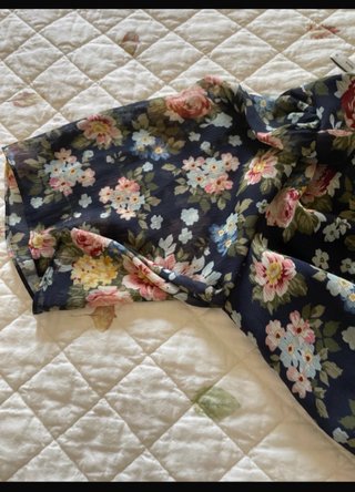 Pepe Jeans vestito midi fiori taglia M