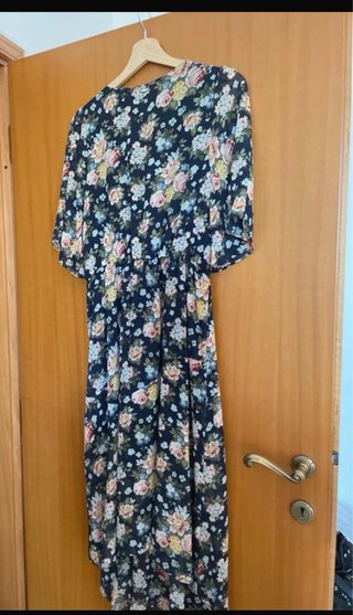 Pepe Jeans vestito midi fiori taglia M