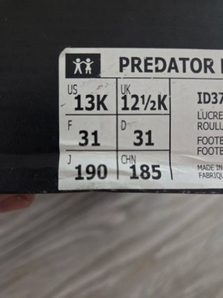 Scarpe da calcio a 5 Adidas nere per bambini