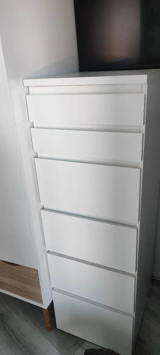 Cómoda 6 cajones blanca