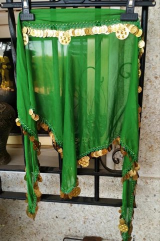 Sciarpe di gasa danza con monete