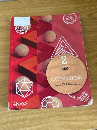 Matemáticas 2o de ESO