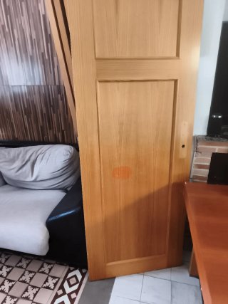 Puerta de madera 6 unidades lista para montar
