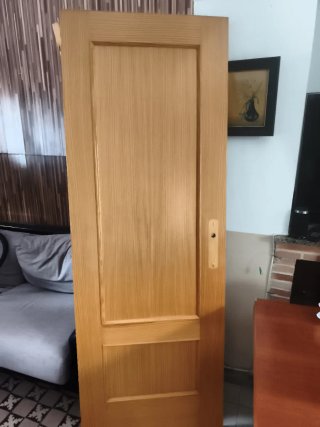 Puerta de madera 6 unidades lista para montar