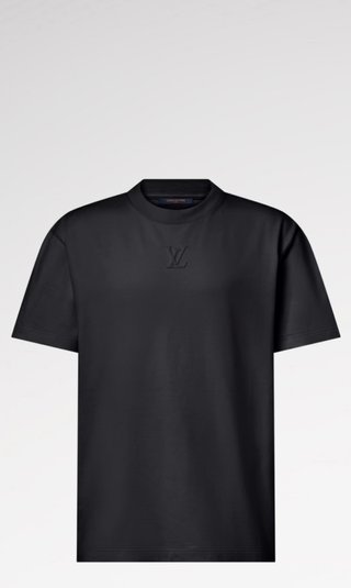 Camiseta Louis Vuitton Negra Logo LV