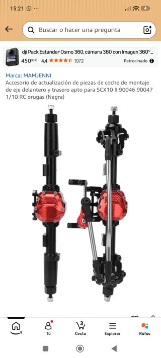 Ejes RC para coches