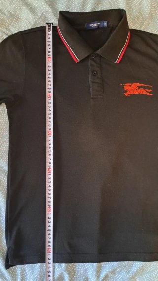Polo estampado de la marca Burberry Negro Talla M