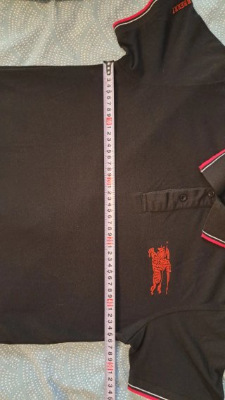 Polo estampado de la marca Burberry Negro Talla M