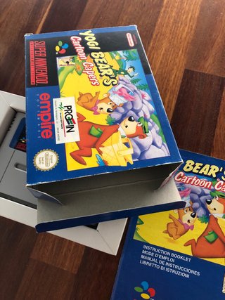 Yogi Bear's Cartoon Capers SNES PAL EUR