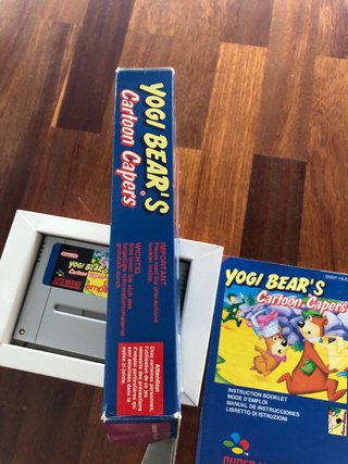 Yogi Bear's Cartoon Capers SNES PAL EUR