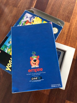 Yogi Bear's Cartoon Capers SNES PAL EUR