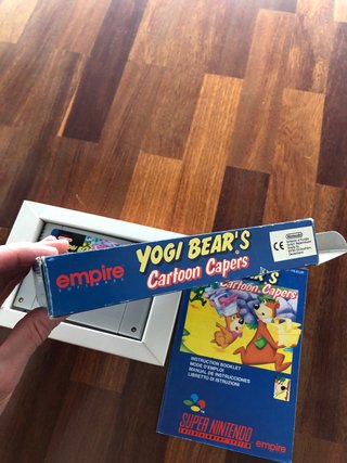 Yogi Bear's Cartoon Capers SNES PAL EUR