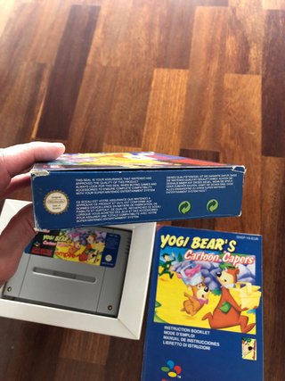 Yogi Bear's Cartoon Capers SNES PAL EUR