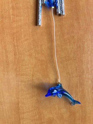 Sino dos ventos golfinhos azuis