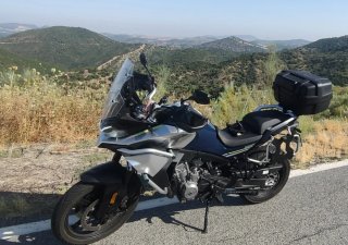 CFMoto 800MT Sport Moto azul/Plata