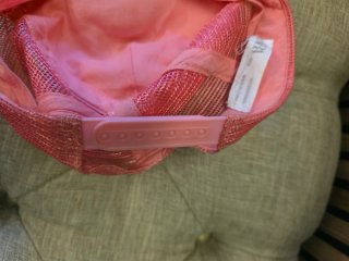 Gorra niña rosa con arcoíris y estrellas