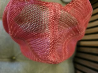 Gorra niña rosa con arcoíris y estrellas