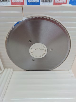 Cortadora De Fiambre YASHE Plegable, 180W, Con Hoja Dentada