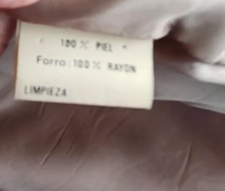 Cazadora Vintage 100% Piel Auténtica-Made in Spain