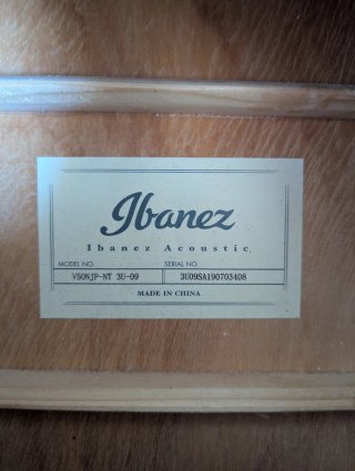 Guitarra Acústica Ibanez V50NJP