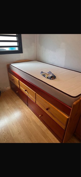 Cama con colch + TRANSPORTE Y MONTAJE INCLUIDO180€
