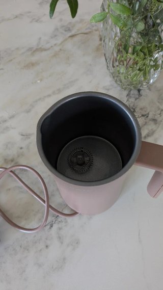 Espumador de leche CREATE rosa